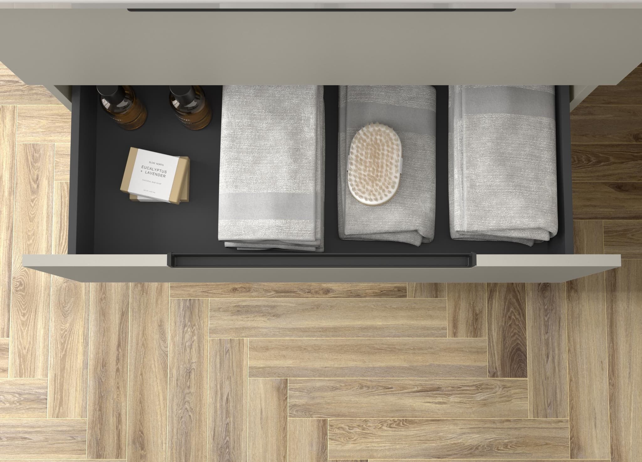 SALGAR LENI Mueble de baño suspendido con lavabo Lisboa 120 2 pozas 4 colores