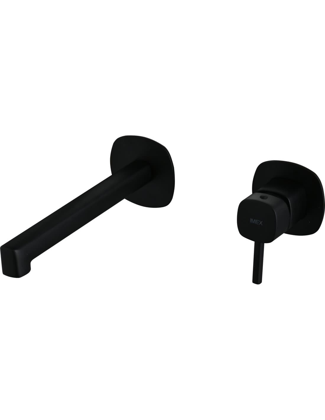 MONOMANDO EMPOTRADO LAVABO TOSCANA NEGRO MATE GLT064/NG