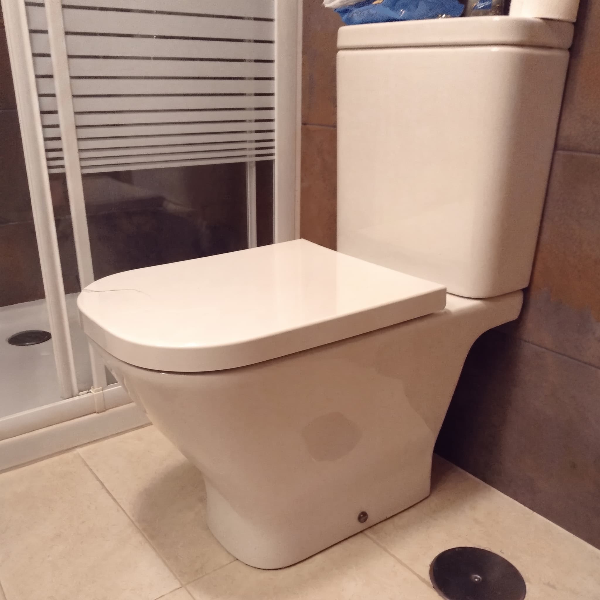 Tapa Wc compatible The Gap Square de Roca