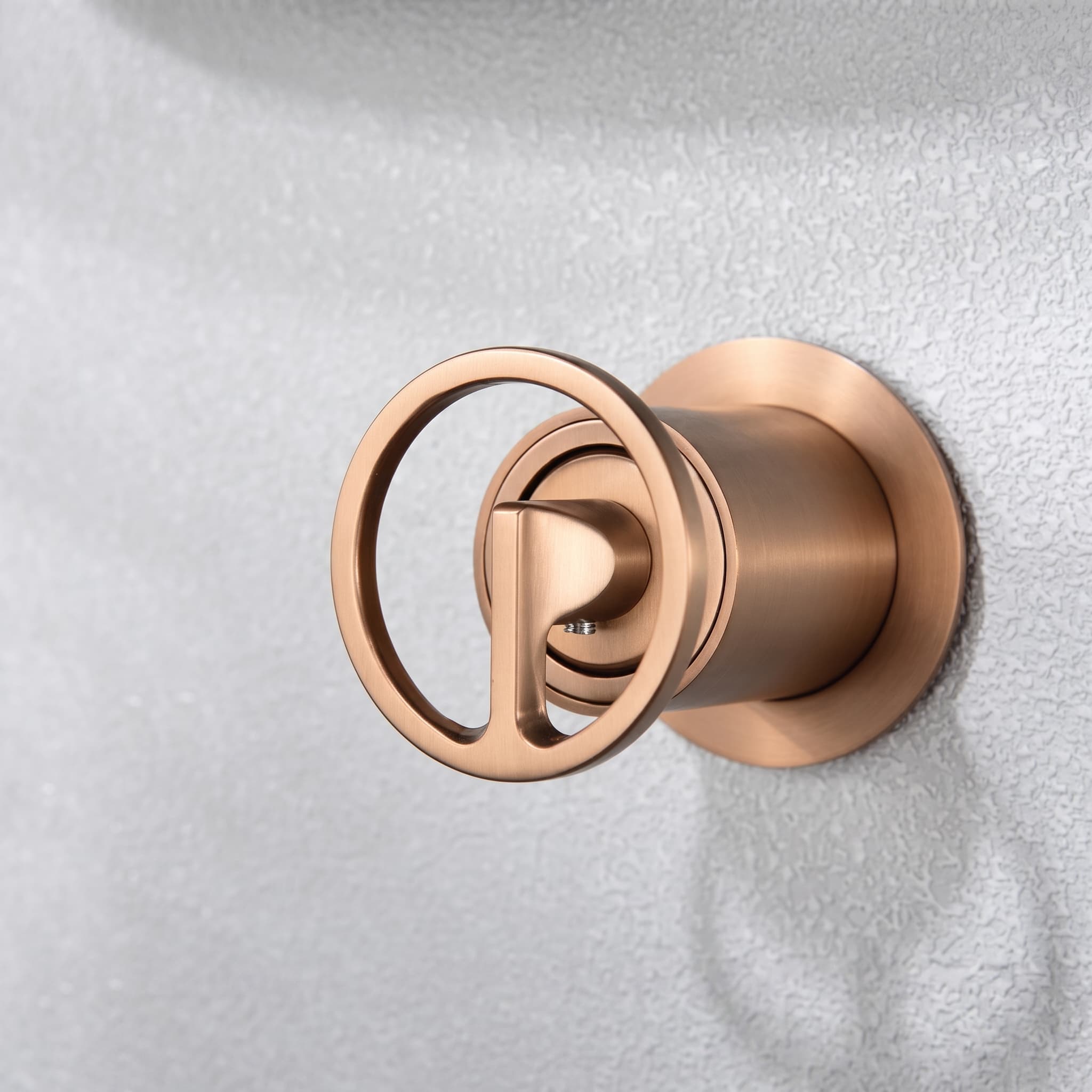 Monomando lavabo empotrado oro rosa cepillado / GLC033/ORC