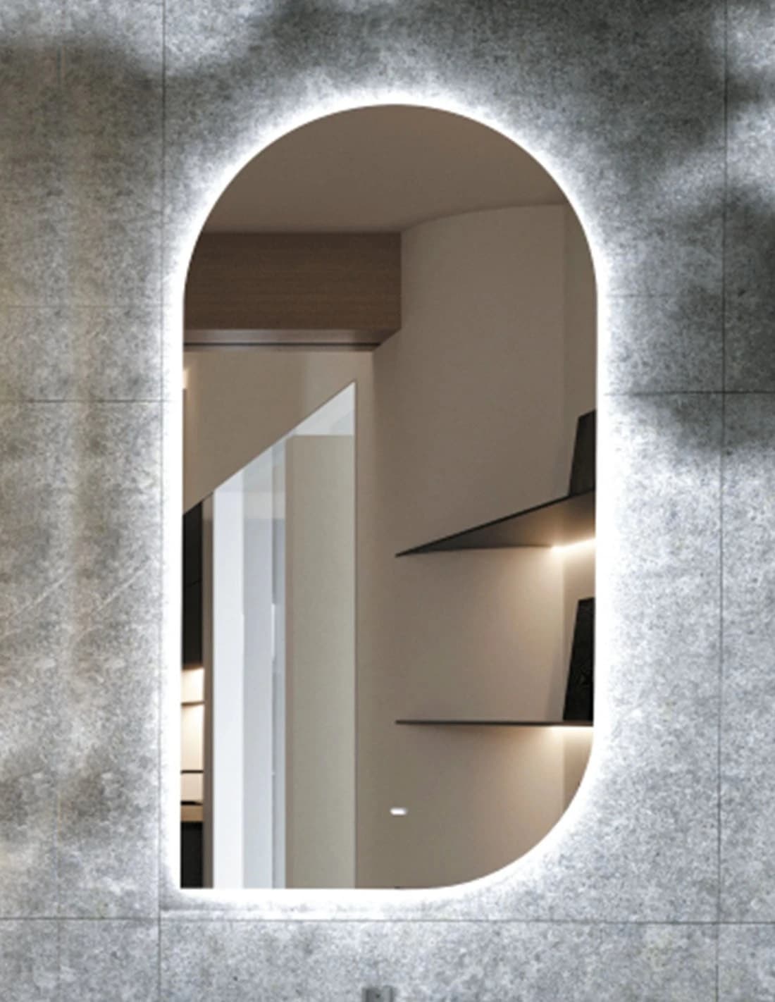 Espejo de baño con luz LED Gales Ledimex