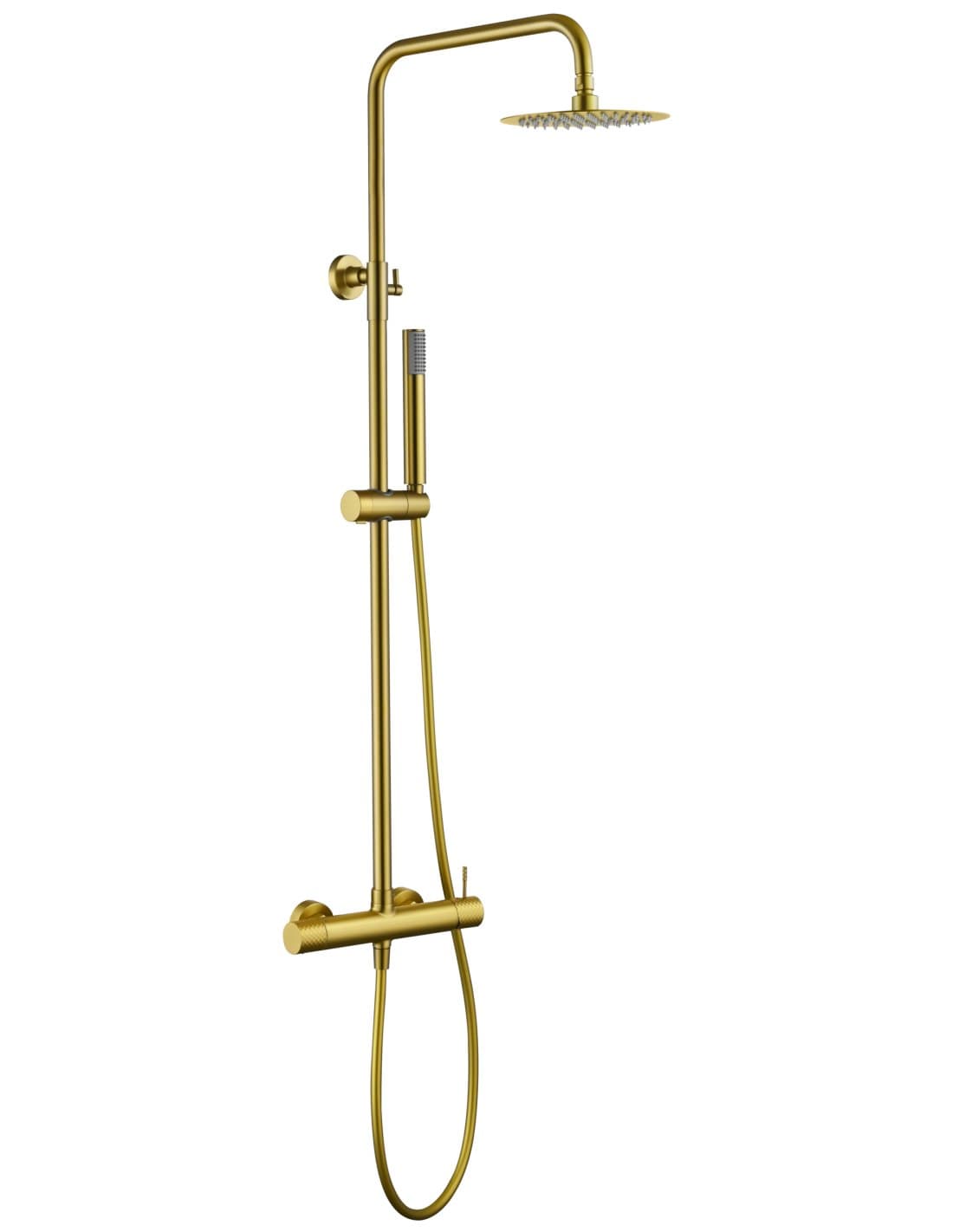 CONJUNTO DUCHA MONOMANDO GENOVA ORO CEPILLADO BDG053/OC