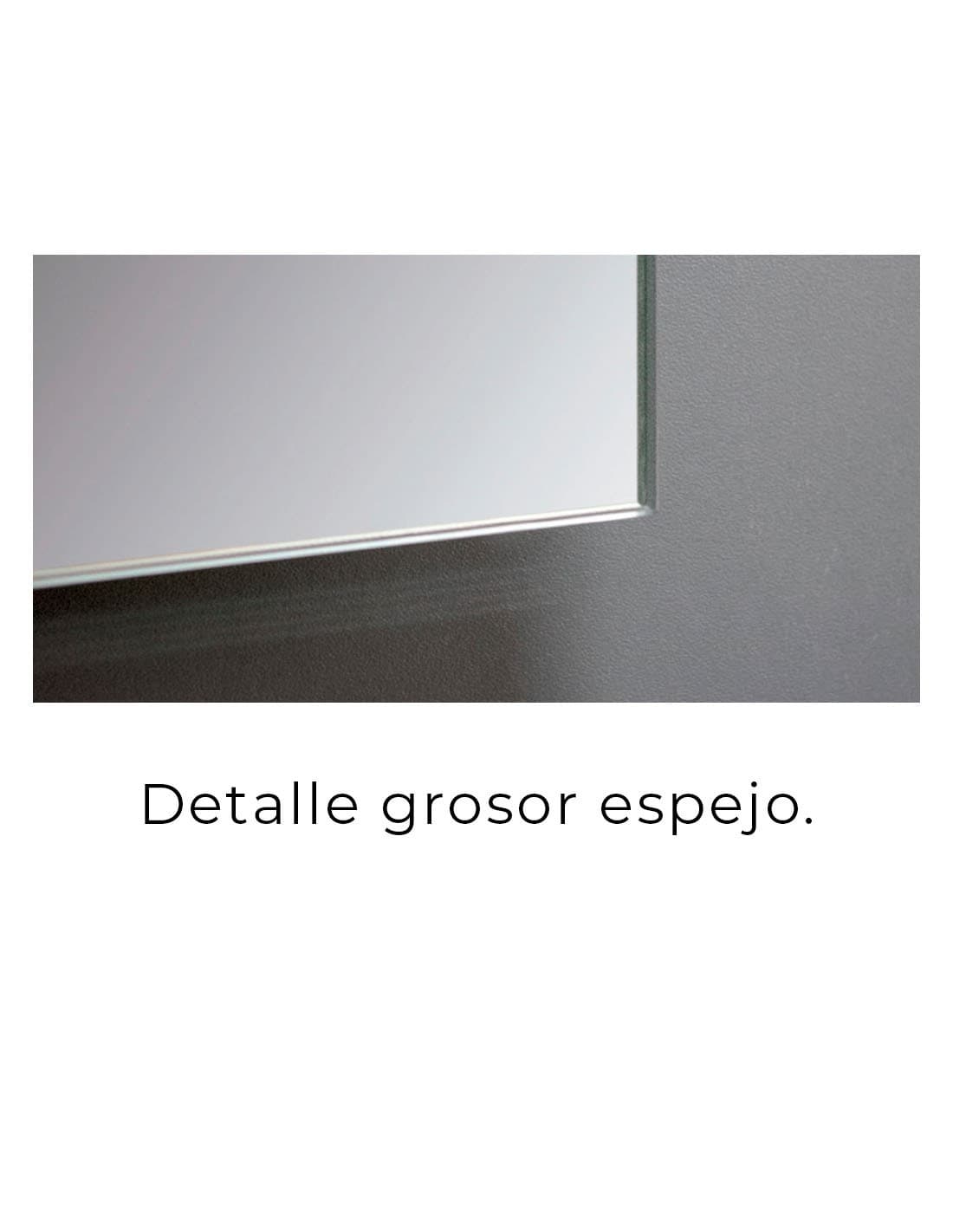 Espejo de baño Basic de Manillons Torrent 60-140 cm sin luz