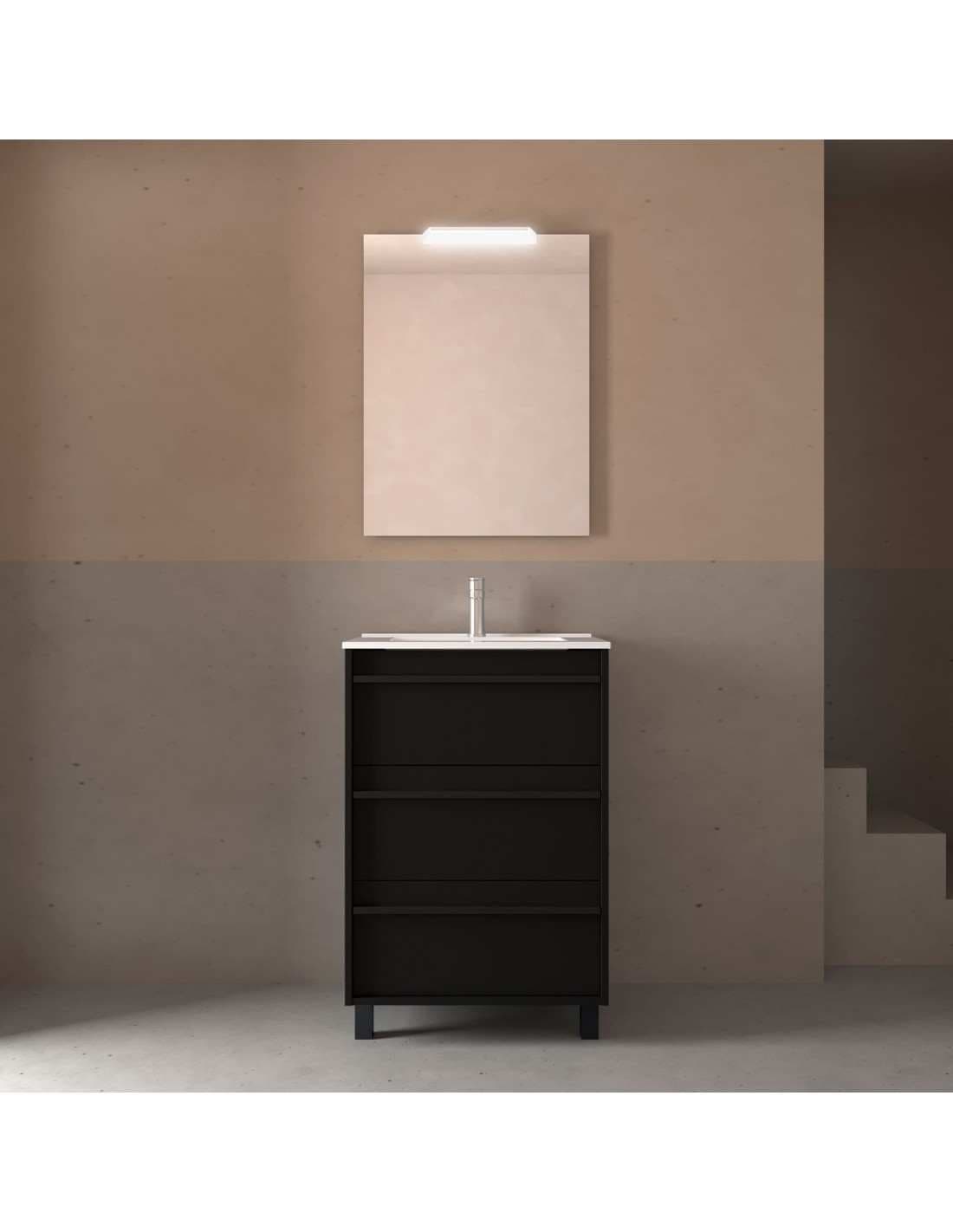 Mueble baño suspendido ATTILA 3C de Salgar 60-70-80-100