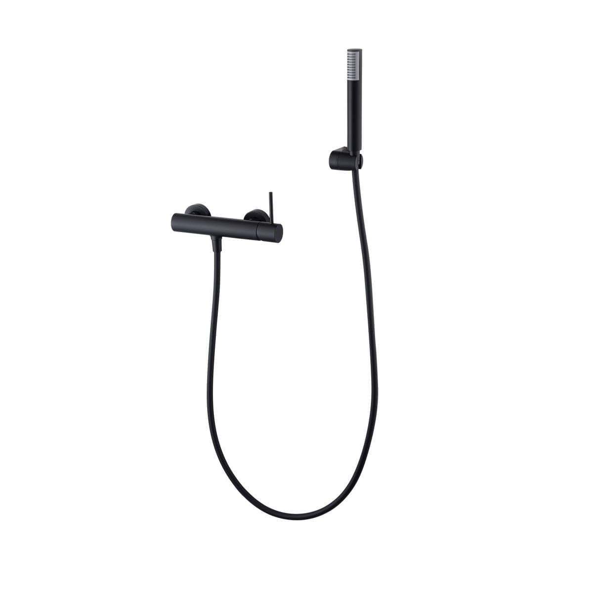 Monomando kit ducha Monza negro mate / BDM039-5NG
