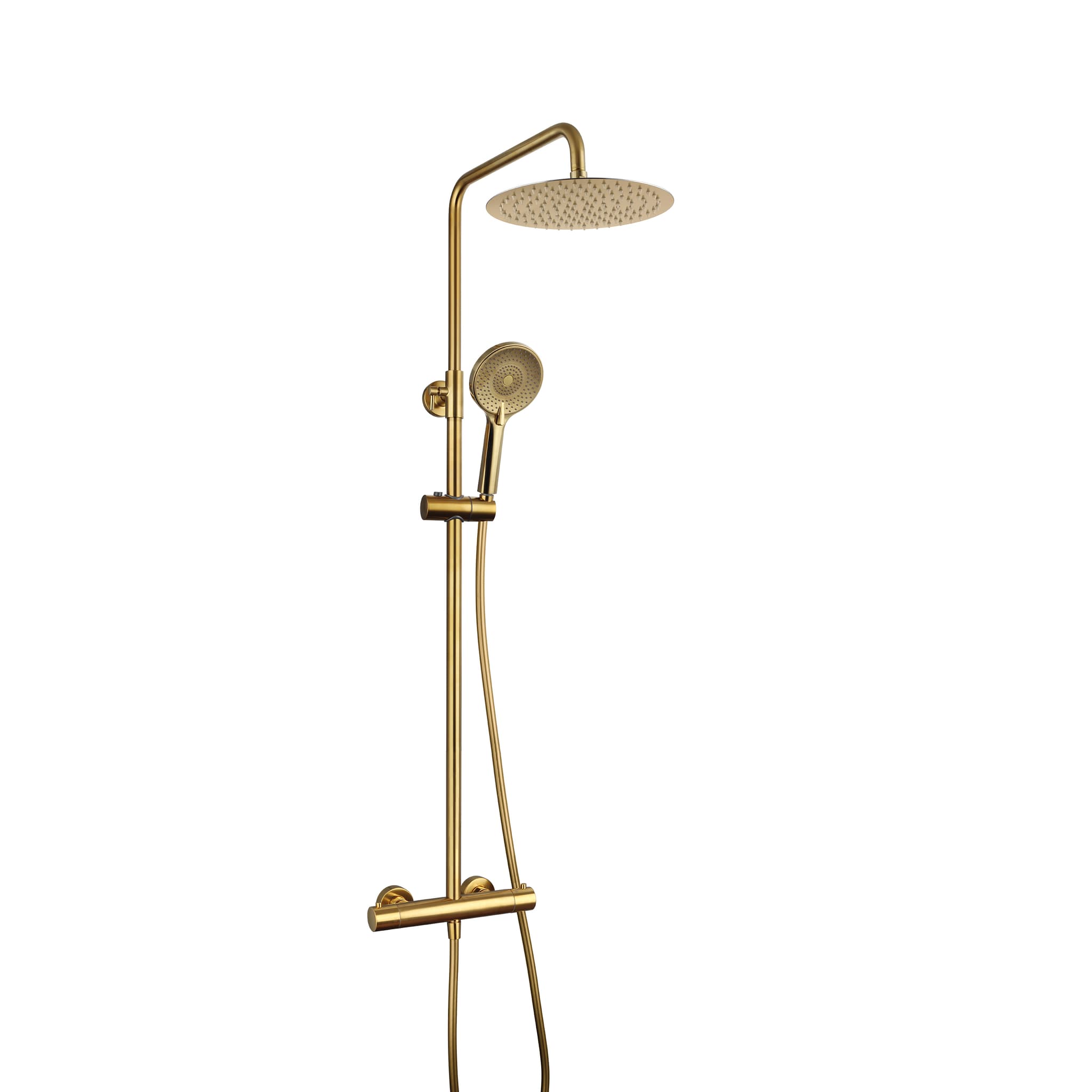 Columna de Ducha vista Round ELITE Termostática Oro 3250OR