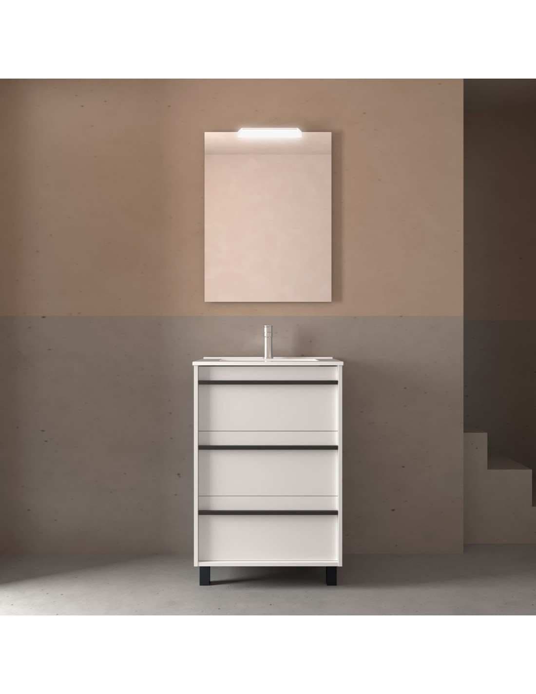 Mueble baño suspendido ATTILA 3C de Salgar 60-70-80-100