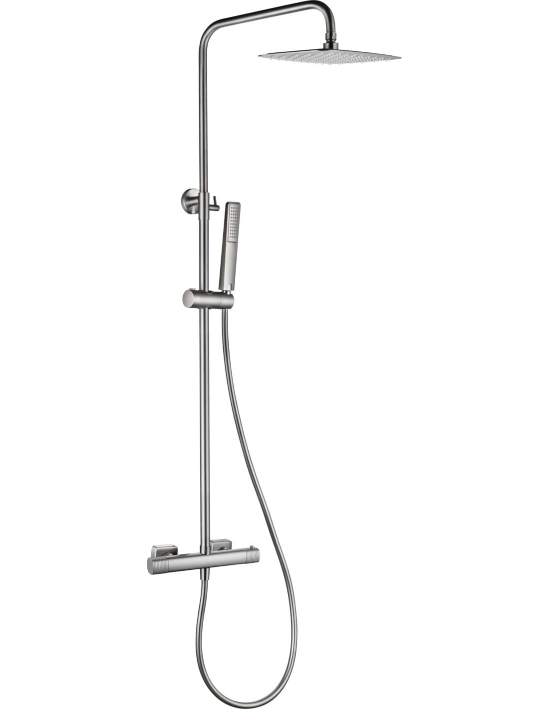Conjunto ducha termostático Firenze níquel cepillado BTF065/NQ