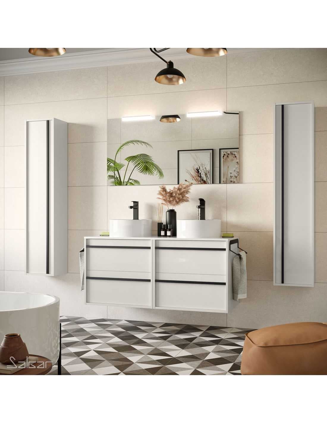 Mueble baño suspendido ATTILA de Salgar 120 TOP