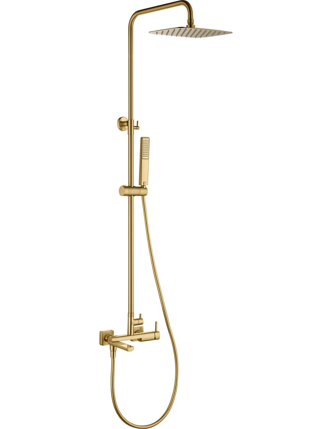 CONJUNTO BAÑERA MONOMANDO TOSCANA ORO CEPILLADO BDT064-B/OC