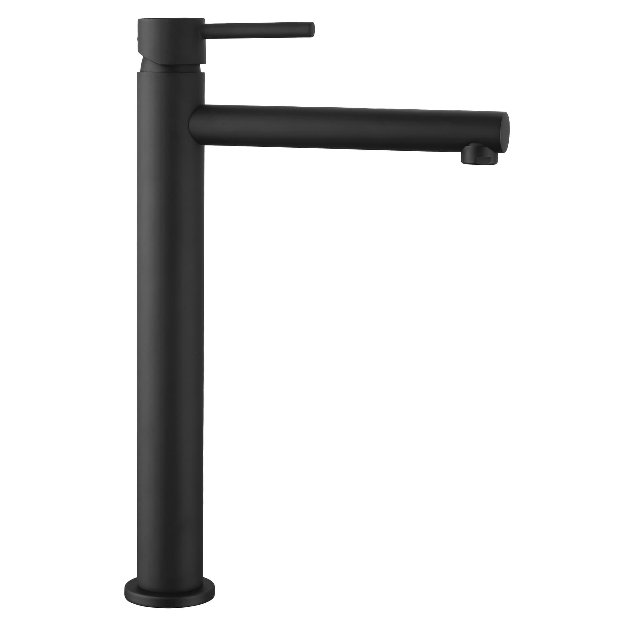 Grifo de lavabo de caño alto Mio negro 3221NG