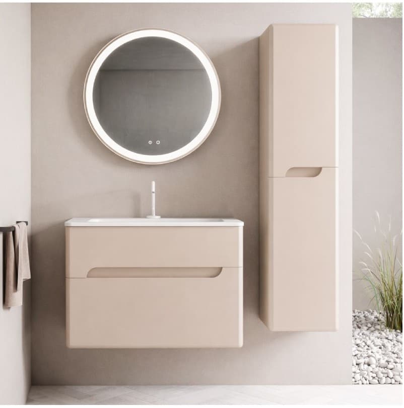 Pack de Mueble baño suspendido Onda de Visobath 2 Cajones 60-80-100-120