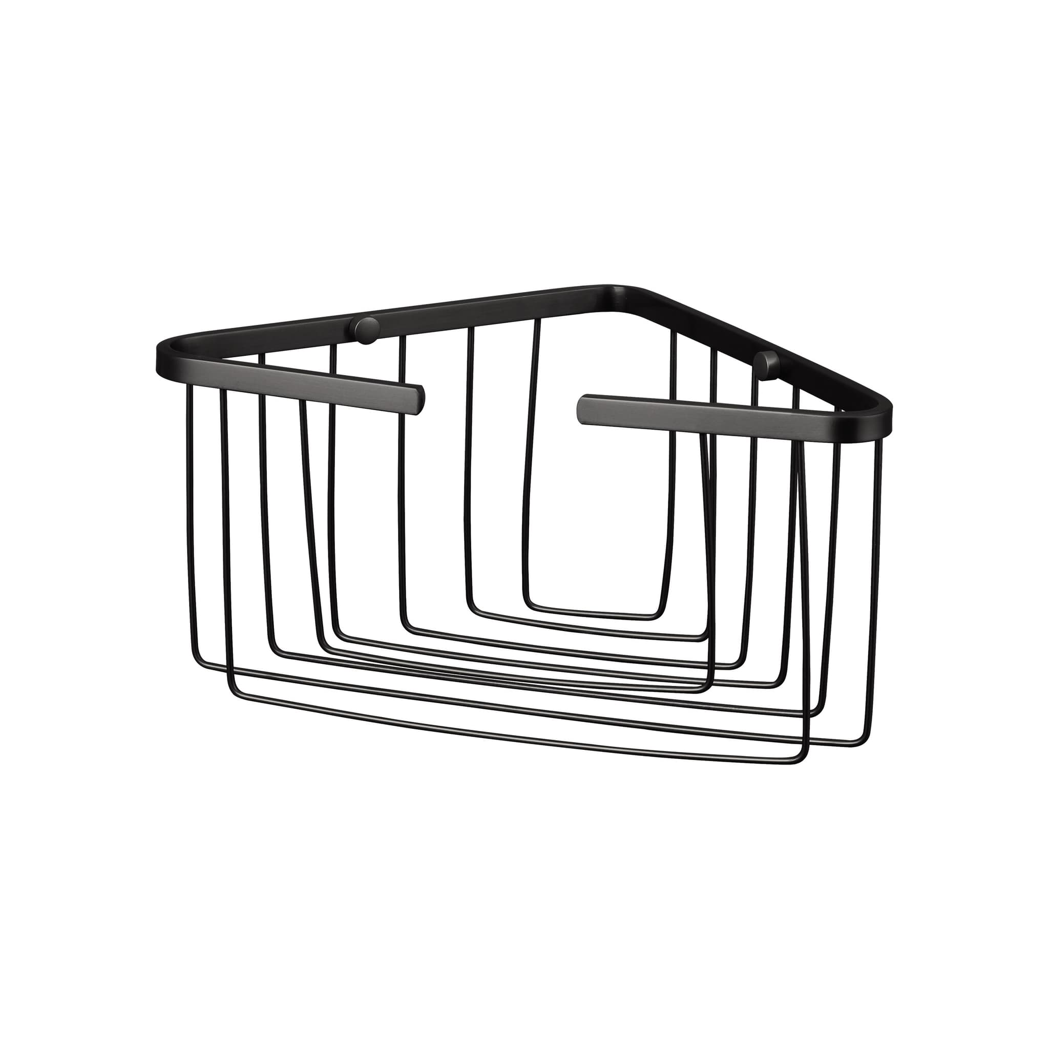 Cesta de rincón para ducha de acero inoxidable titanio GME 0394T