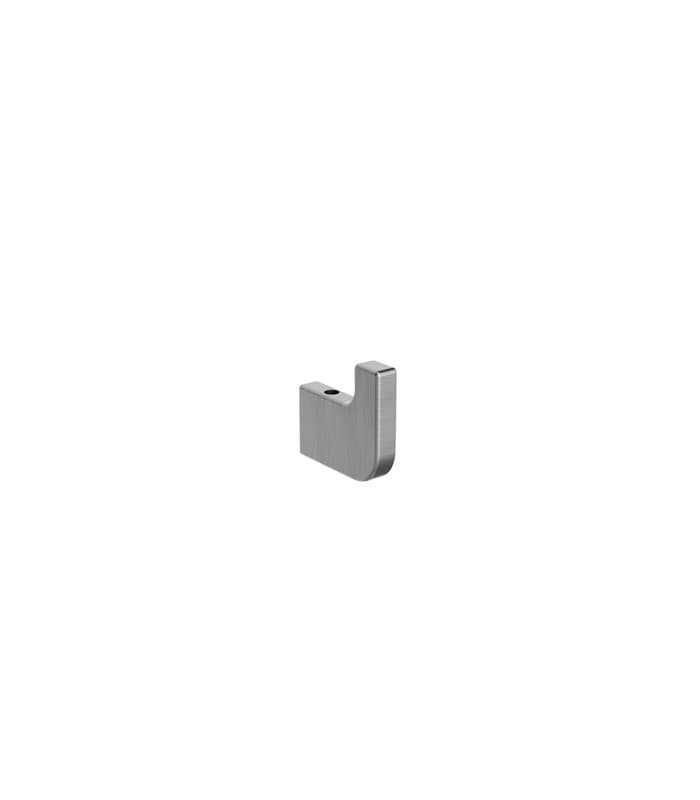 Percha individual de baño níquel cepillado Nova de Medimex CAN007-01/NQ