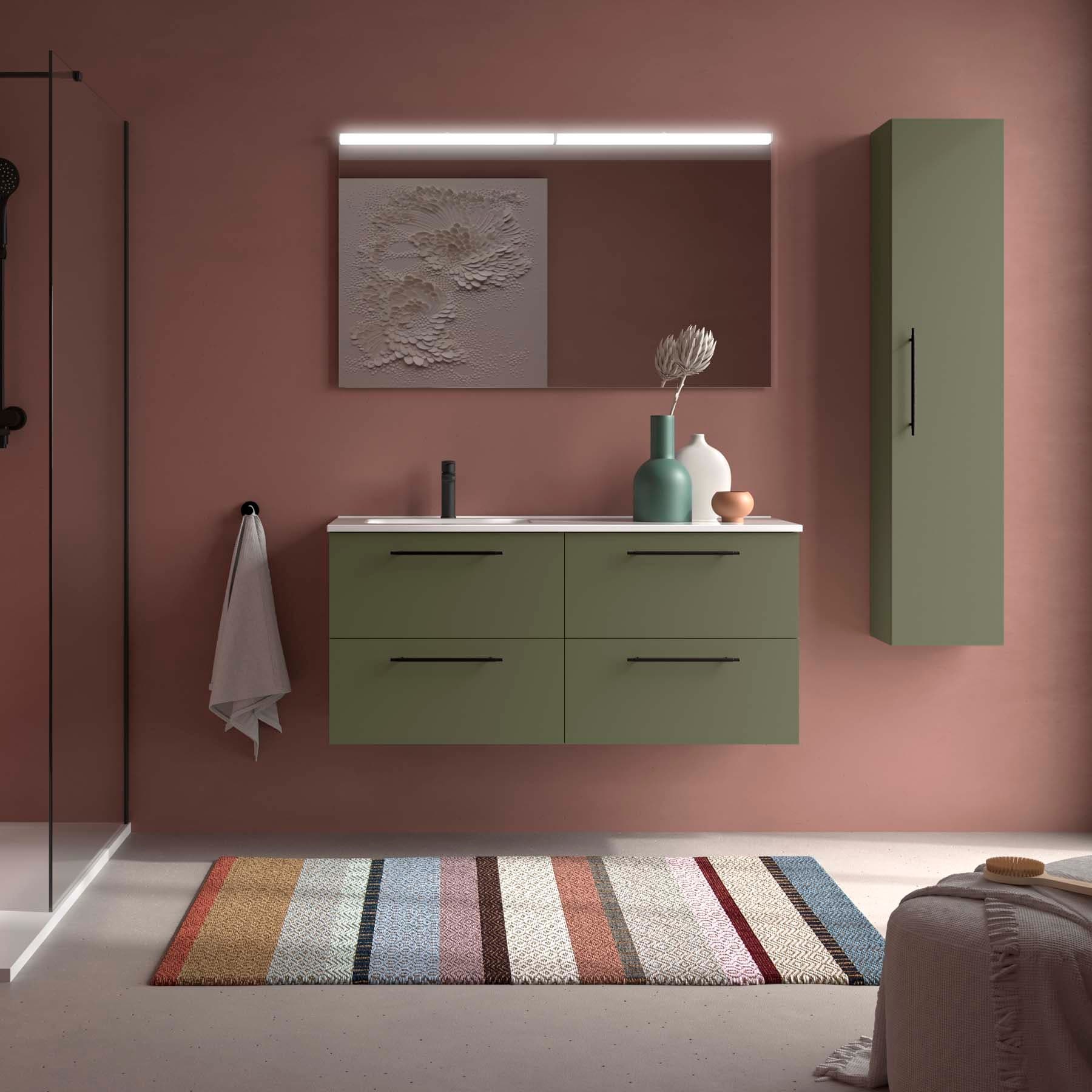 Mueble baño suspendido Silane de Salgar 120 Desplazado