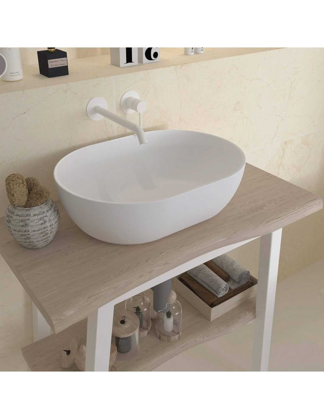 Lavabo Monaco solid surface 47,5 x 34
