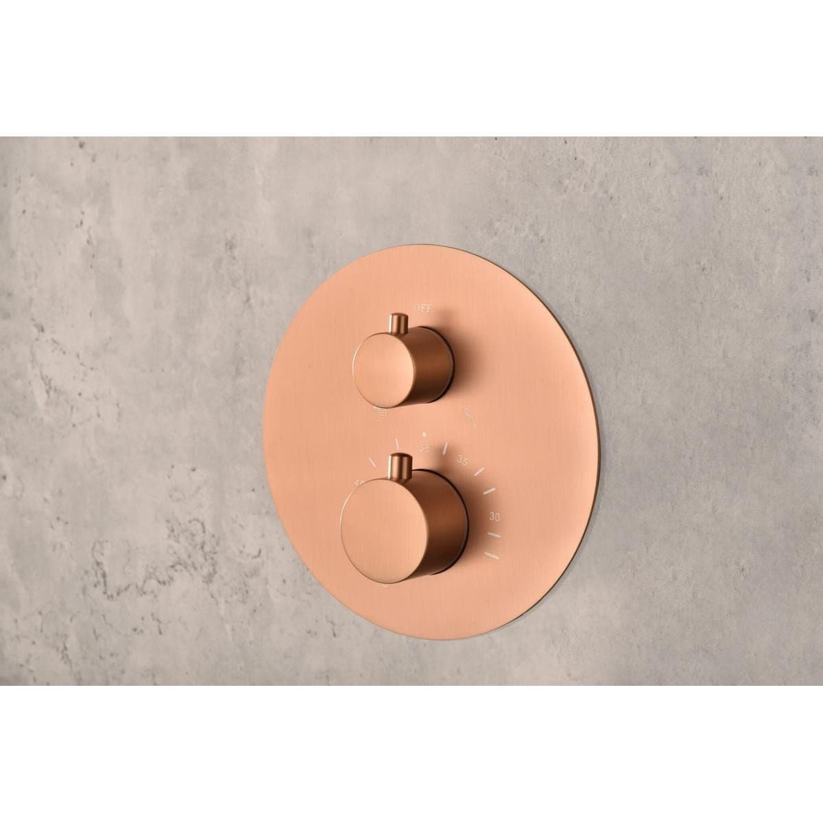 Conjunto ducha termostatico empotrado Monza orc / GTM039/ORC