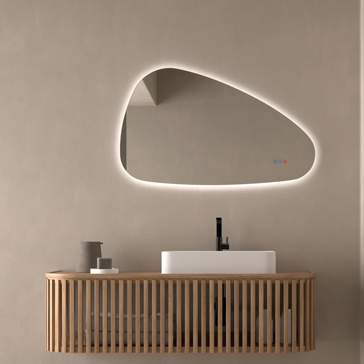 Espejo de baño con luz LED Para Baño Yuso de Dyled