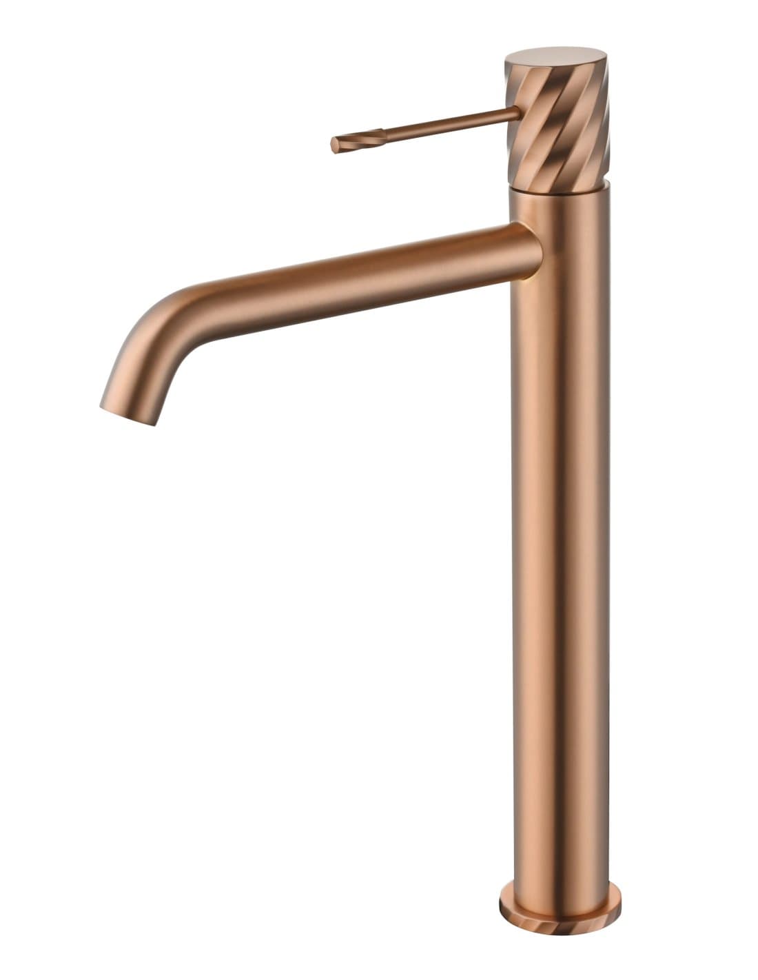 MONOMANDO LAVABO ALTO BLESS ORO ROSA CEPILLADO BDB063-3ORC