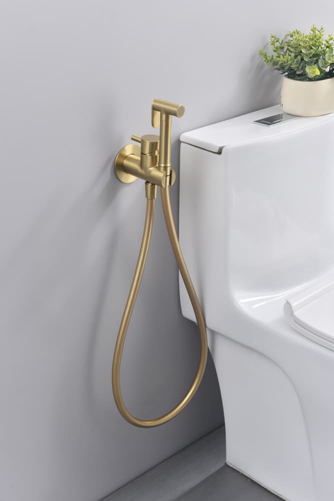 Grifo Empotrado de Bidé HARMONY Oro Cepillado
