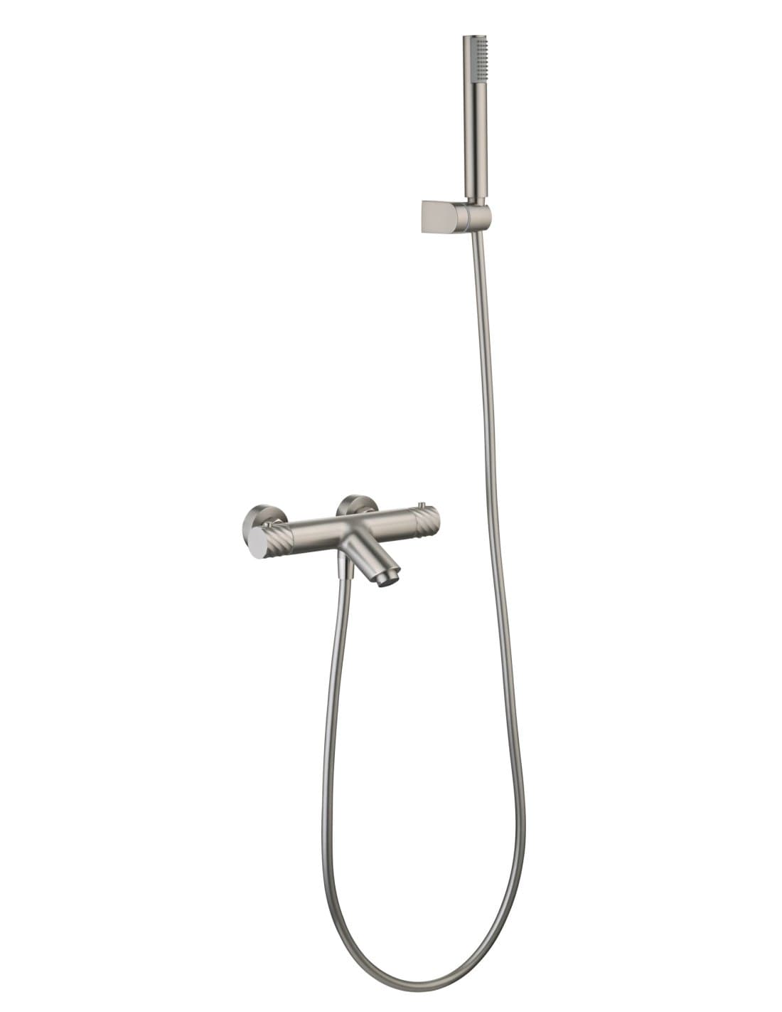 KIT BAÑO/DUCHA TERMOSTÁTICO BLESS NÍQUEL CEPILLADO BTB063-4NQ