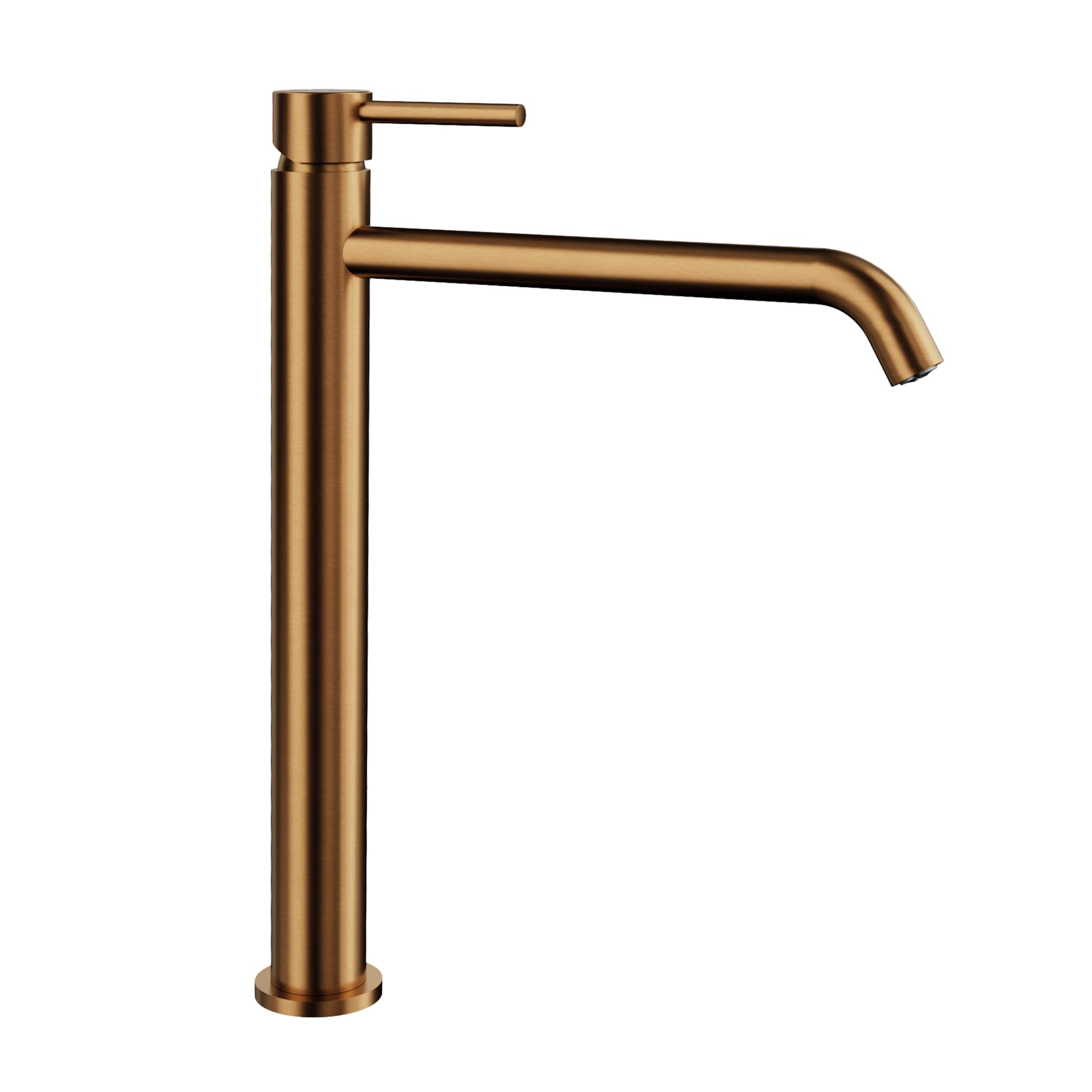 Grifo de lavabo de caño alto Sirio cobre 3172CB