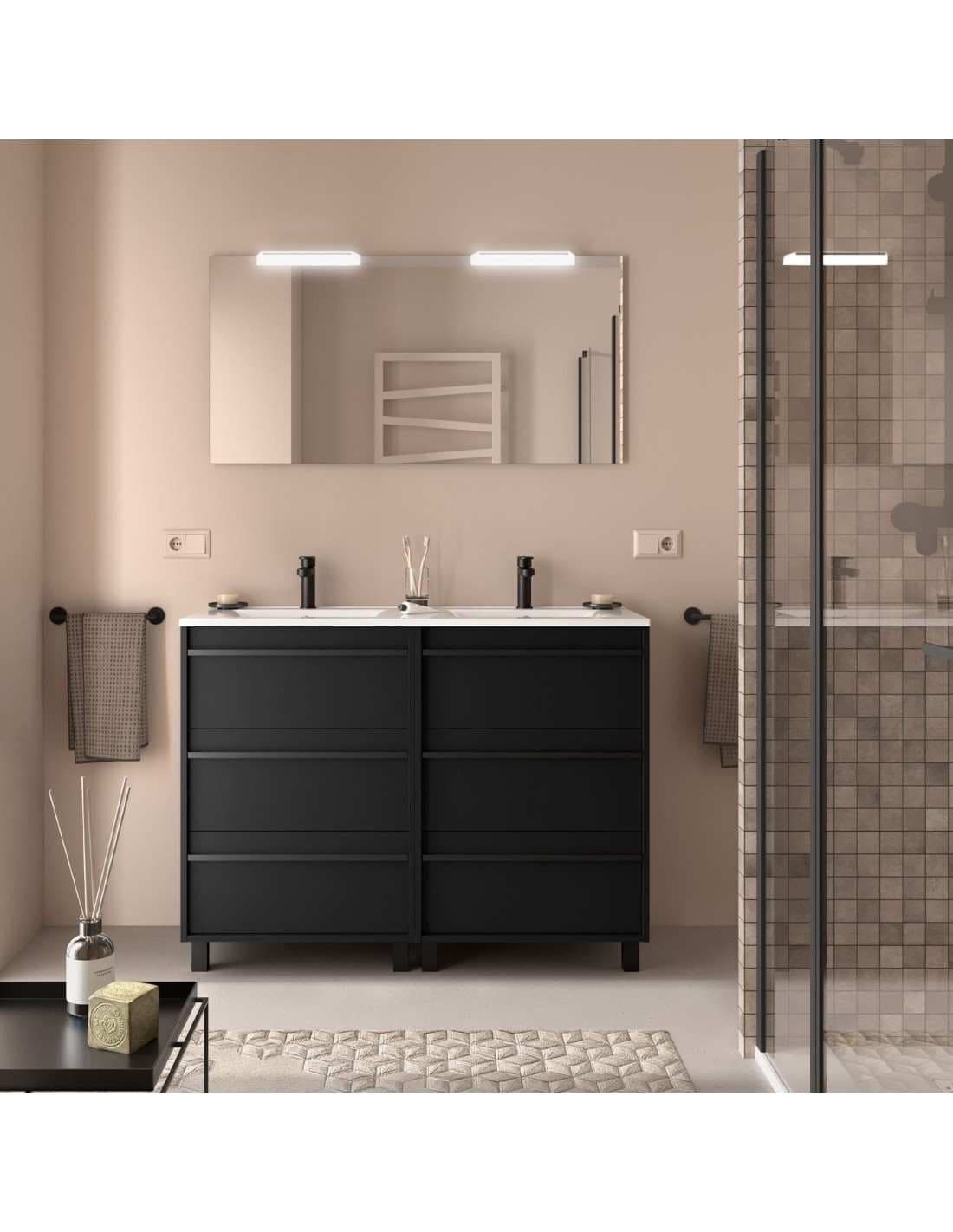 Mueble baño suspendido ATTILA 3C de Salgar 120