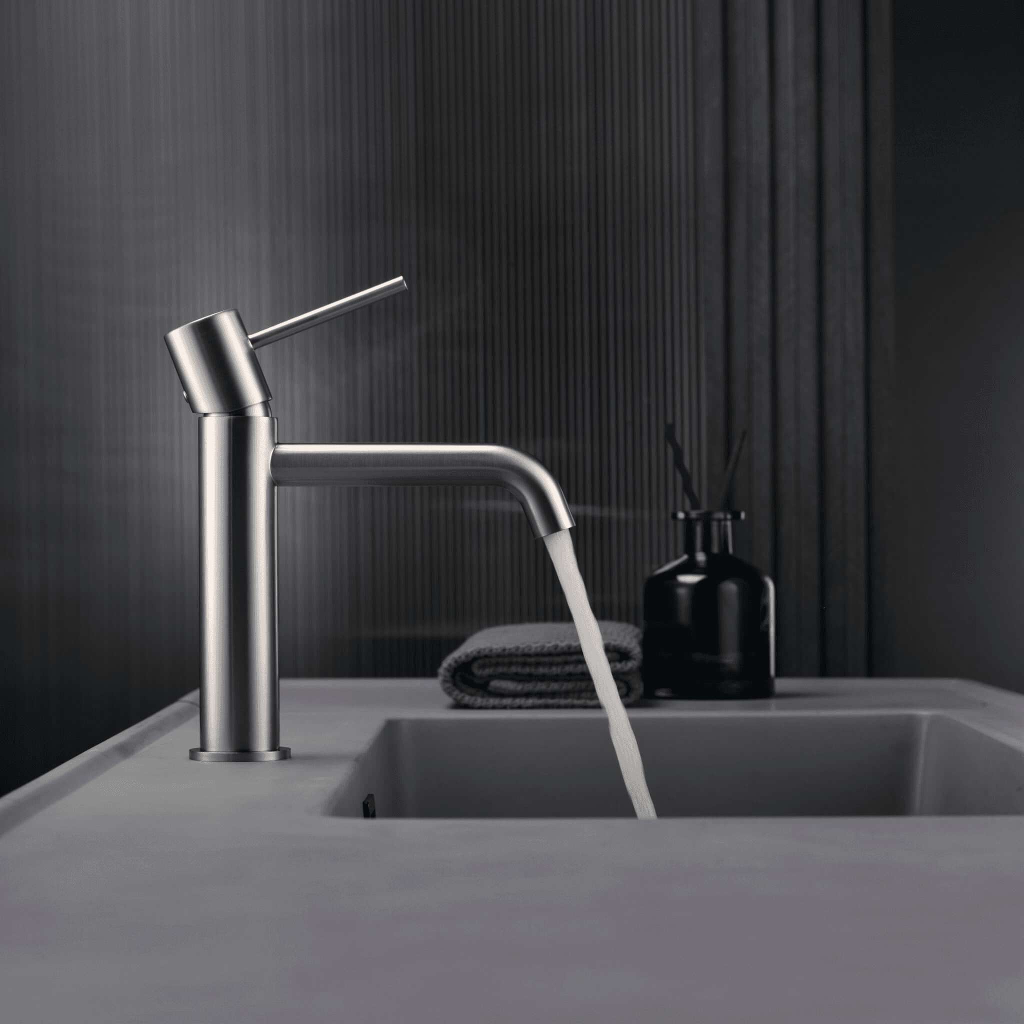 Monomando lavabo níquel cepillado Monza / BDM039-1/NQ