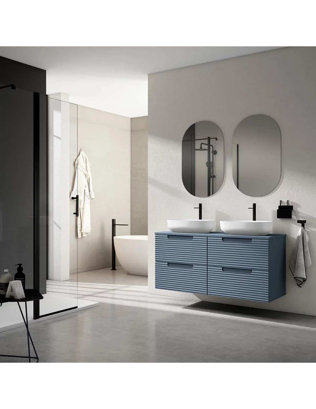 Mueble baño suspendido Kyoto Laminado de Visobath 60-80-100-120 TOP