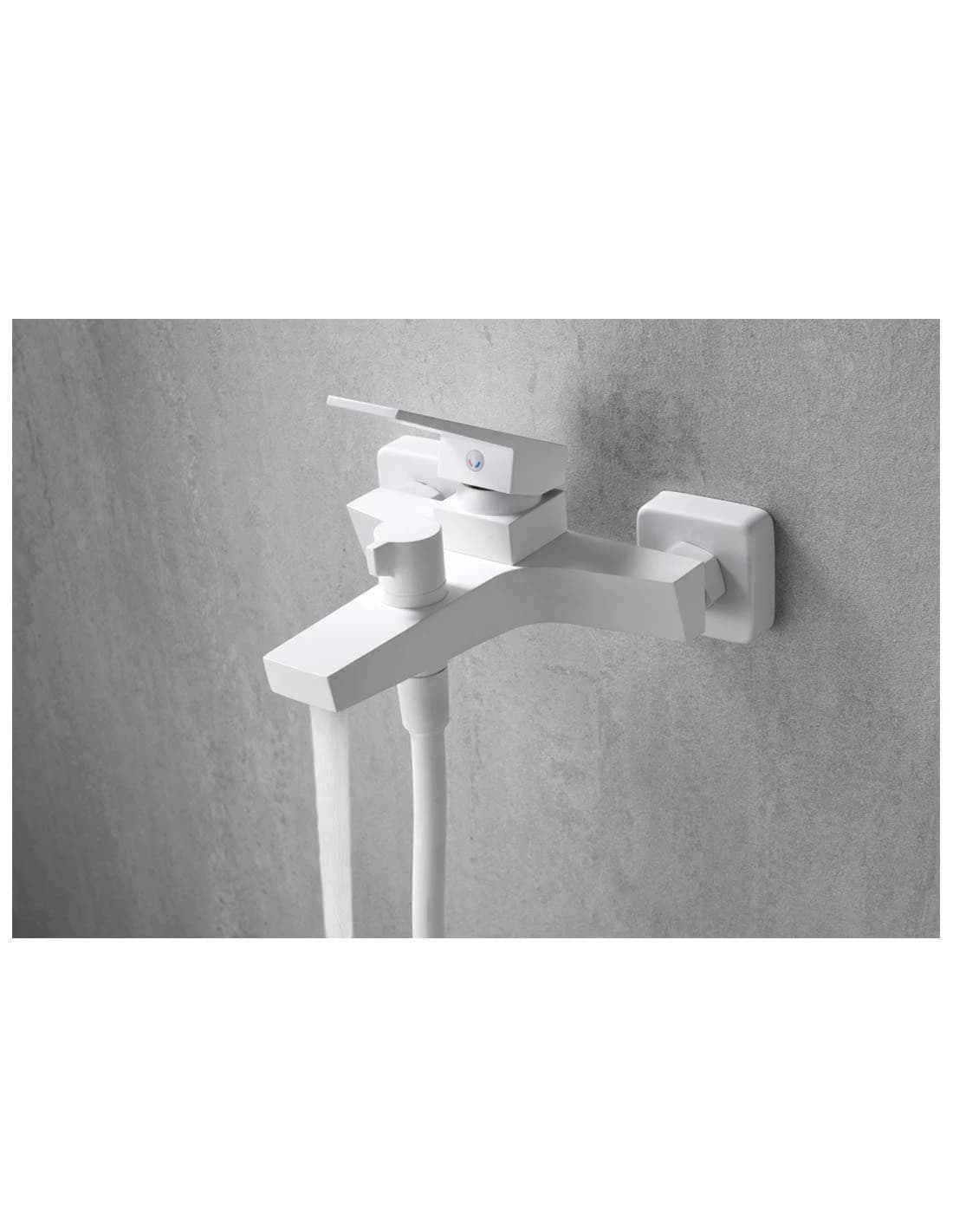 Kit baño / ducha monomando Art  blanco mate / BDAR025-4BL