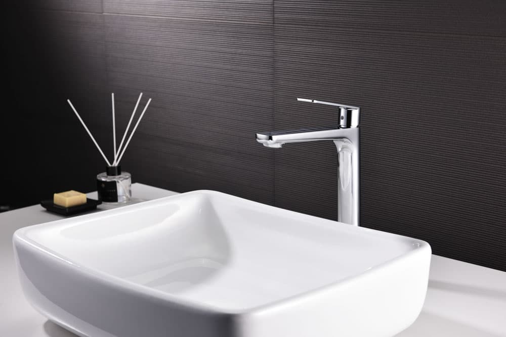 Grifo Monomando Alto de Lavabo GLORY Cromo