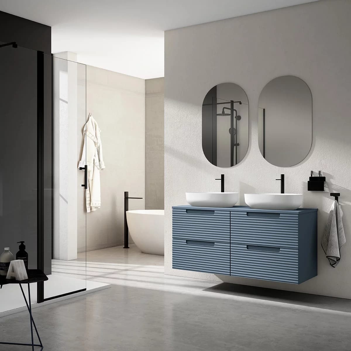 Mueble baño suspendido Kyoto Lacado de Visobath 60-80-100-120 TOP