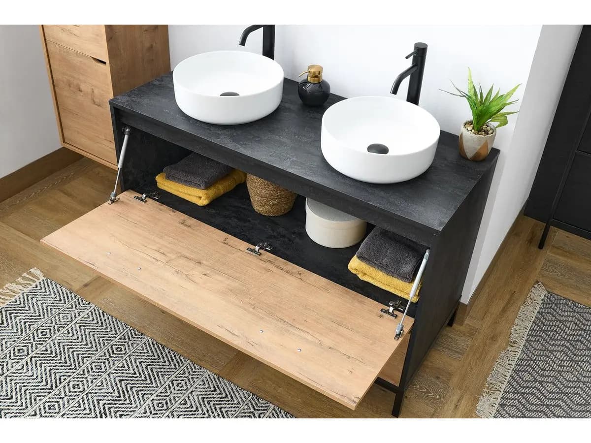 Mueble de lavabo Sena 120 dos senos en KIT