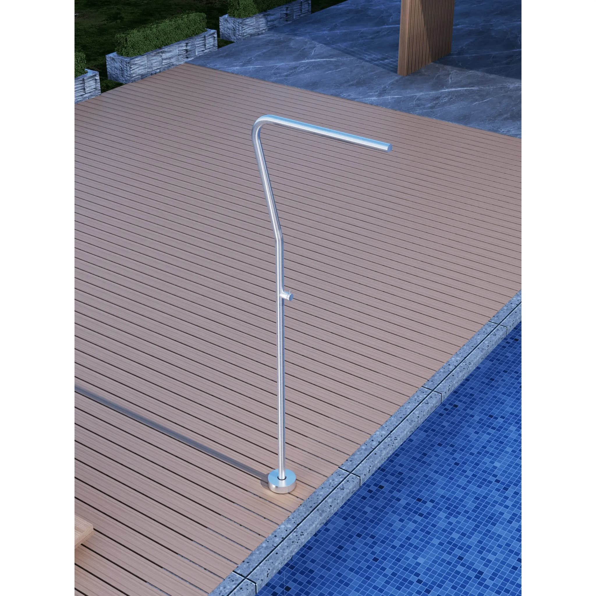 Ducha de piscina NEVADA Acero S.316 GPN009/AC