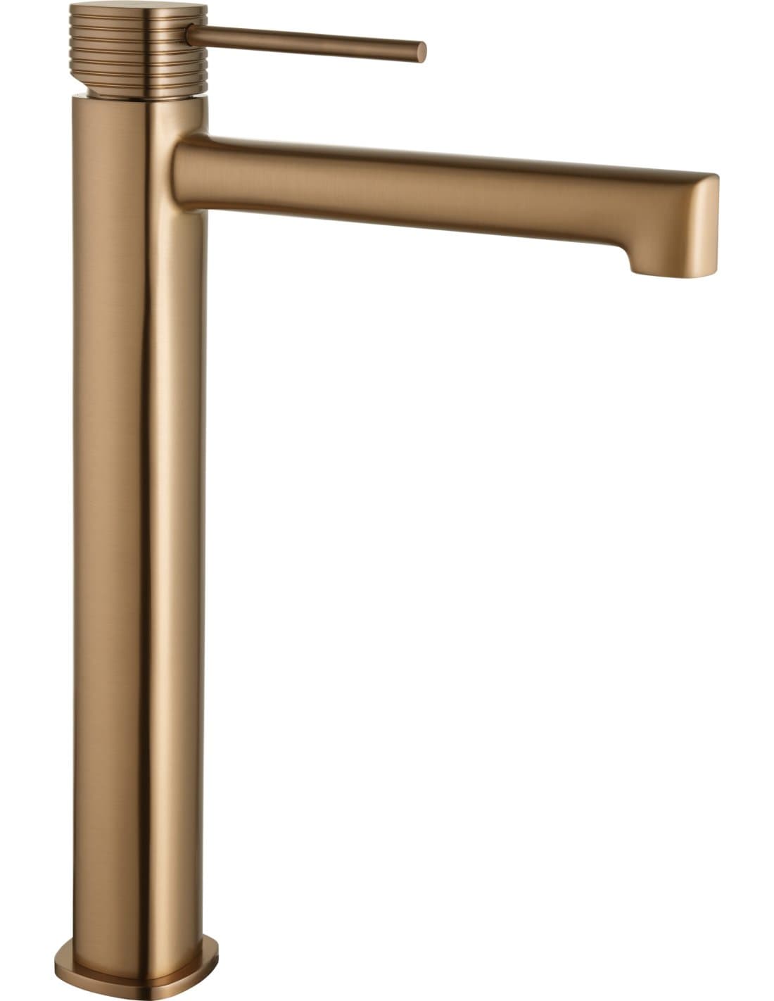 MONOMANDO LAVABO ALTO FIRENZE ORO ROSA CEPILLADO BDF065-3ORC