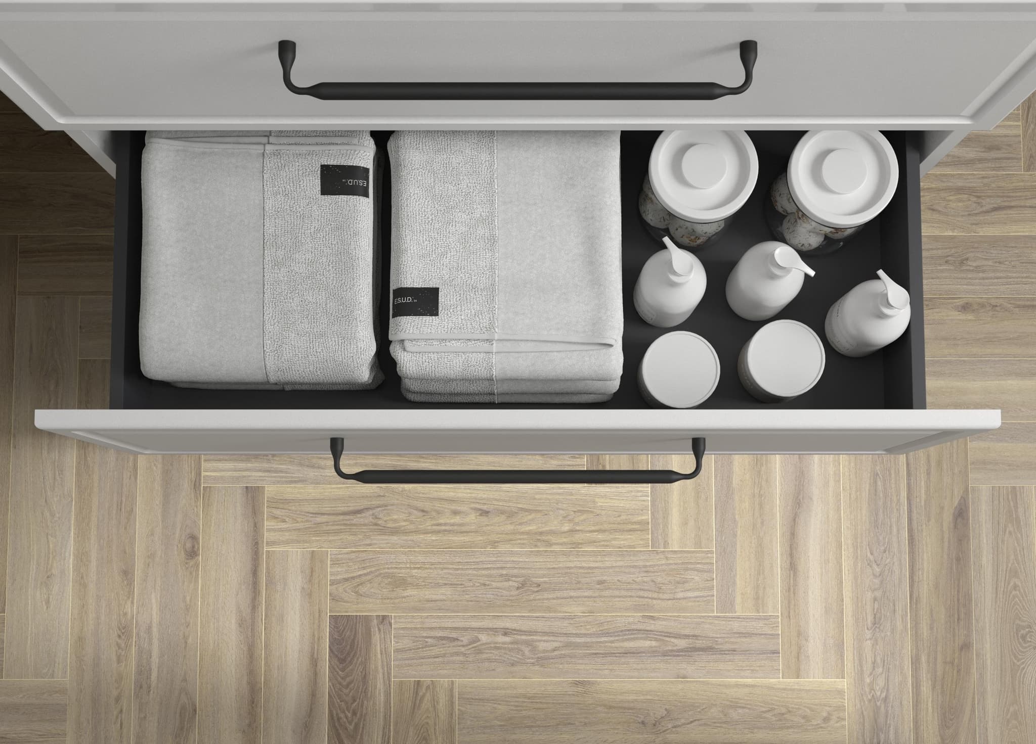 SALGAR RUNA Mueble de baño suspendido con lavabo Lisboa 60-70-80-100 4 colores