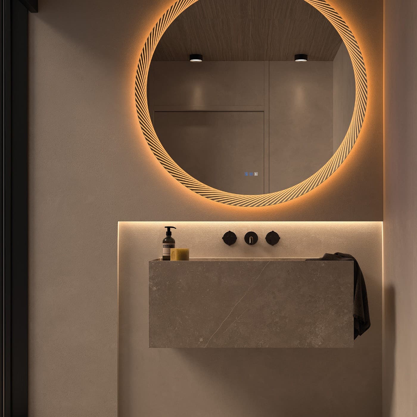 Espejo de baño LED Wies de DYLED · Standard y Standard Pro