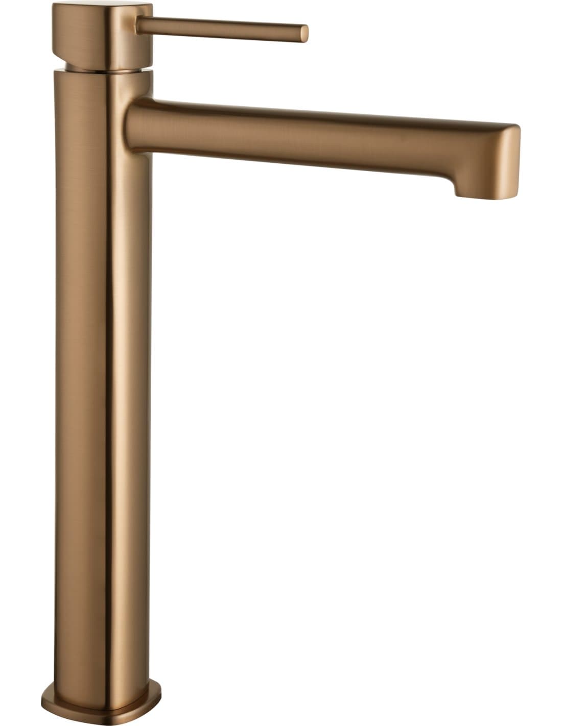MONOMANDO LAVABO ALTO TOSCANA ORO ROSA CEPILLADO BDT064-3ORC