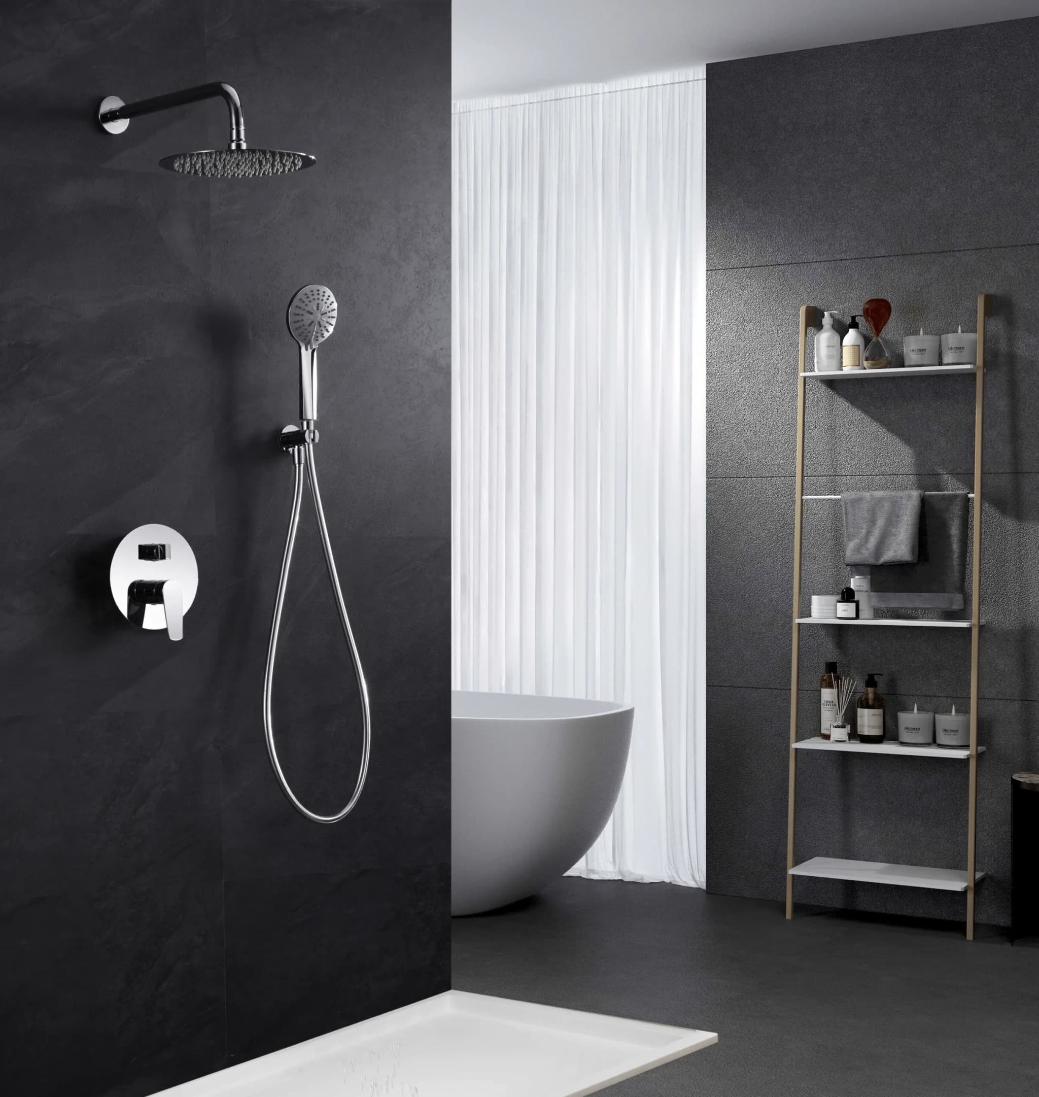 Ducha empotrado monomando BELGICA cromo / GPZ044