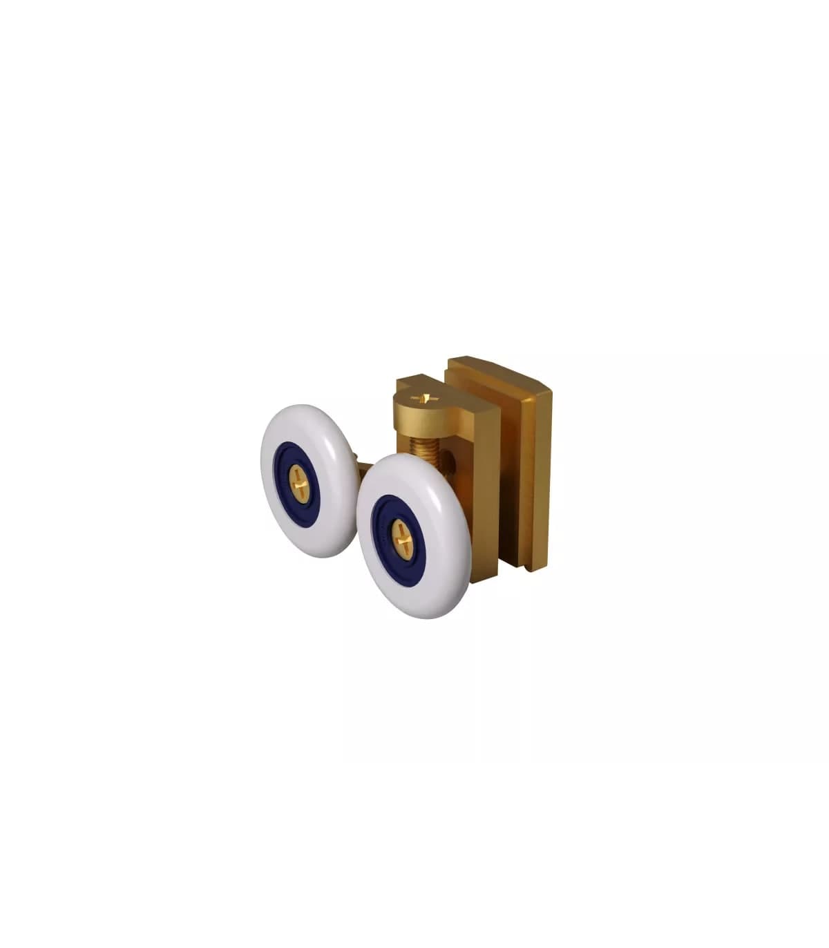 SBX_Imex Mampara de ducha frontal corredera Stylo 2F + 2C Oro rosa cepillado