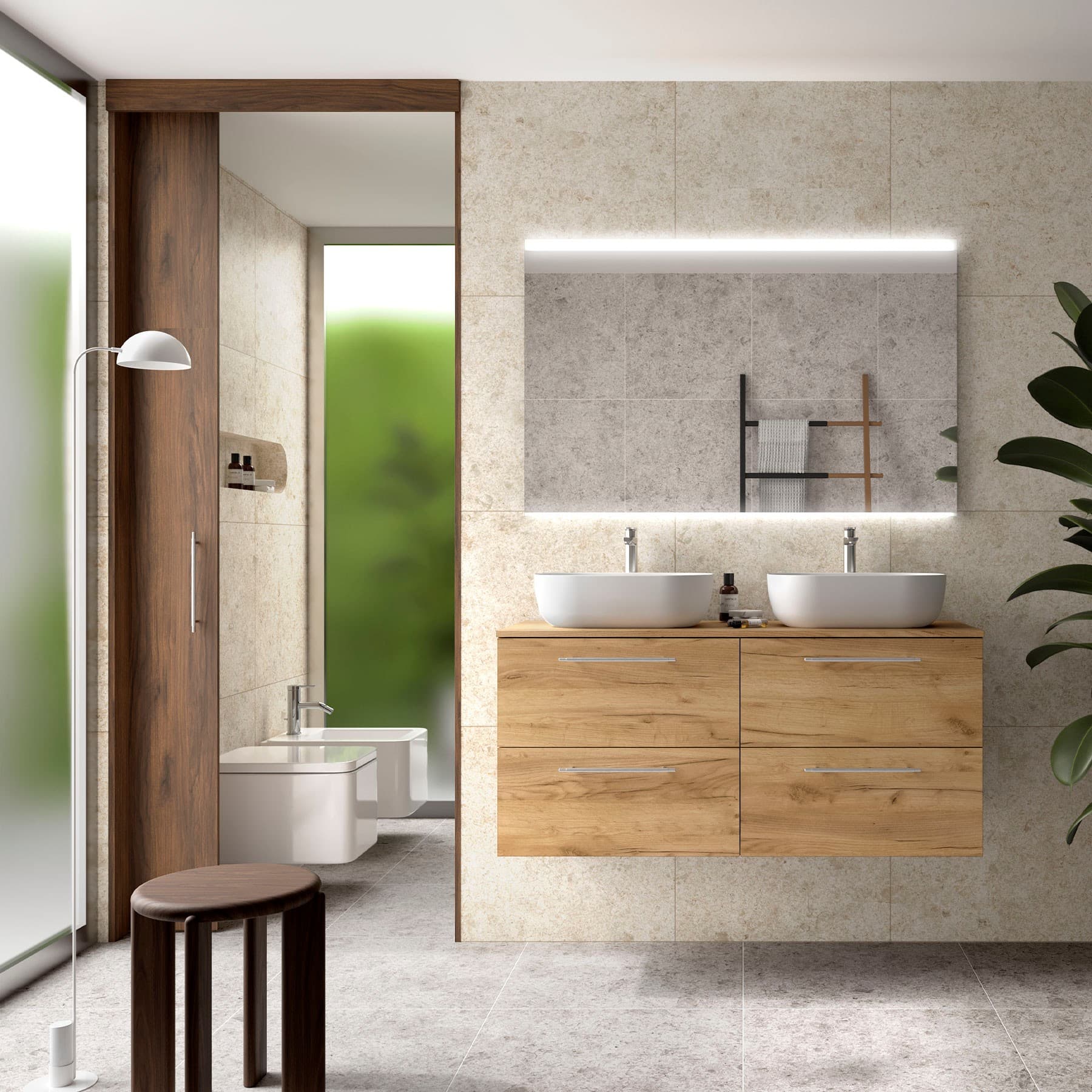 Mueble baño suspendido Silane TOP de Salgar 120