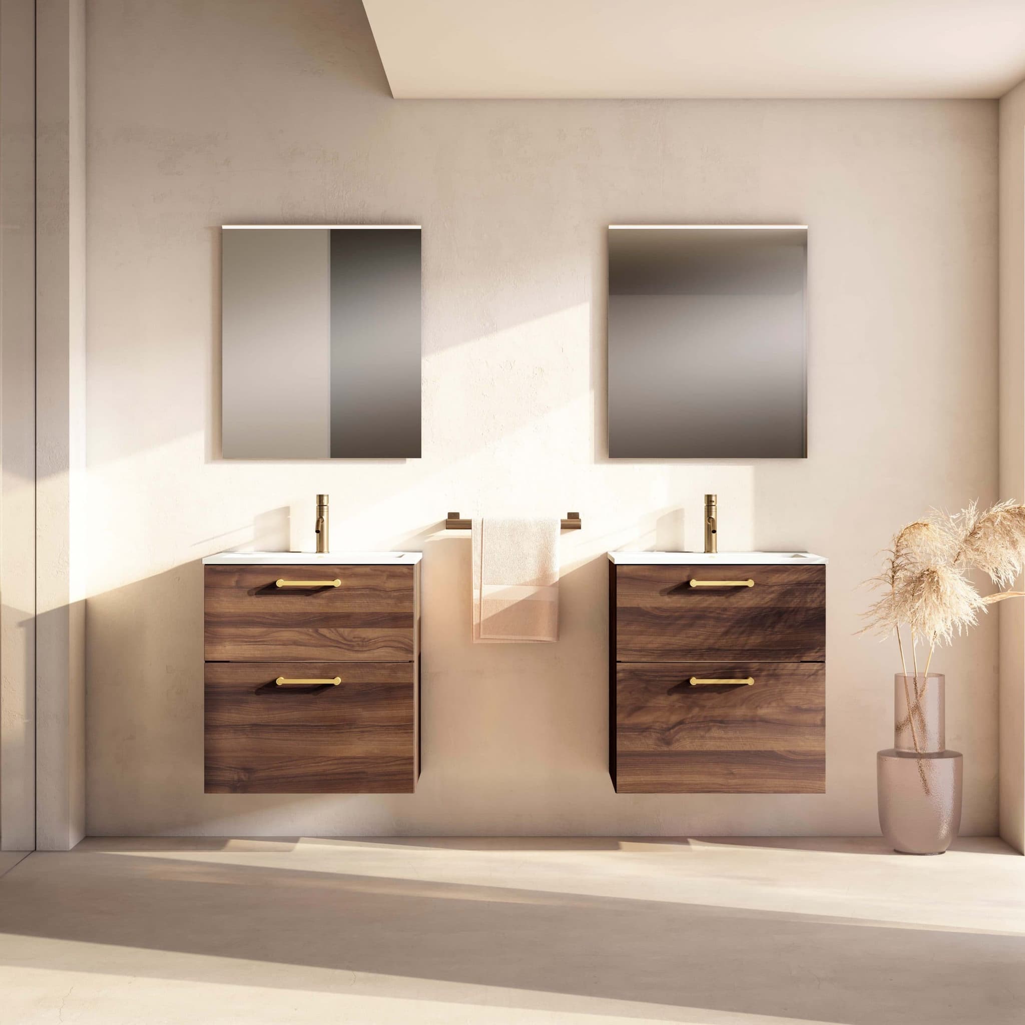 Mueble de baño con patas o suspendido Verso de Visobath