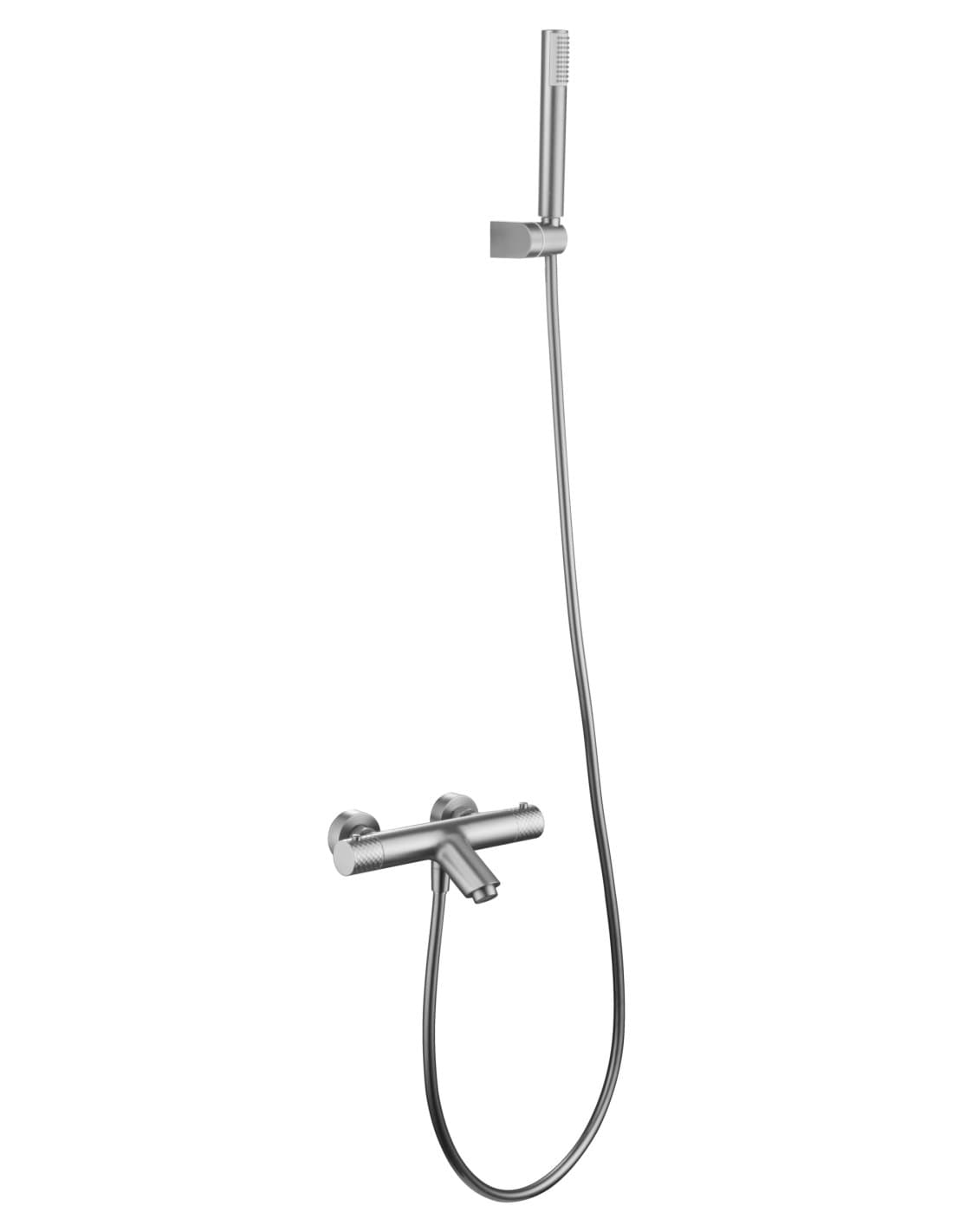 KIT BAÑO/DUCHA TERMOSTÁTICO GENOVA NÍQUEL CEPILLADO BTG053-4NQ