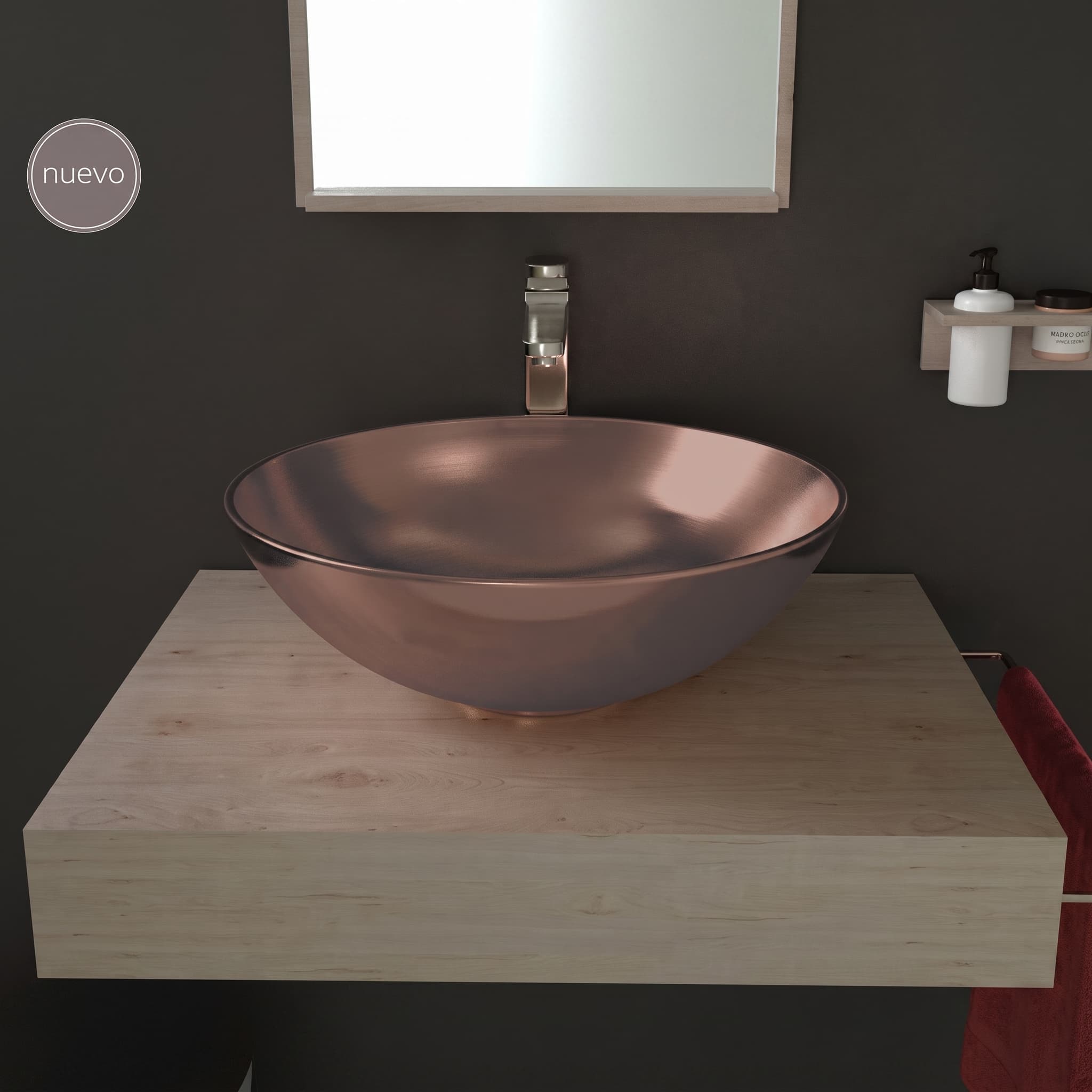 Lavabo Bol Bronce
