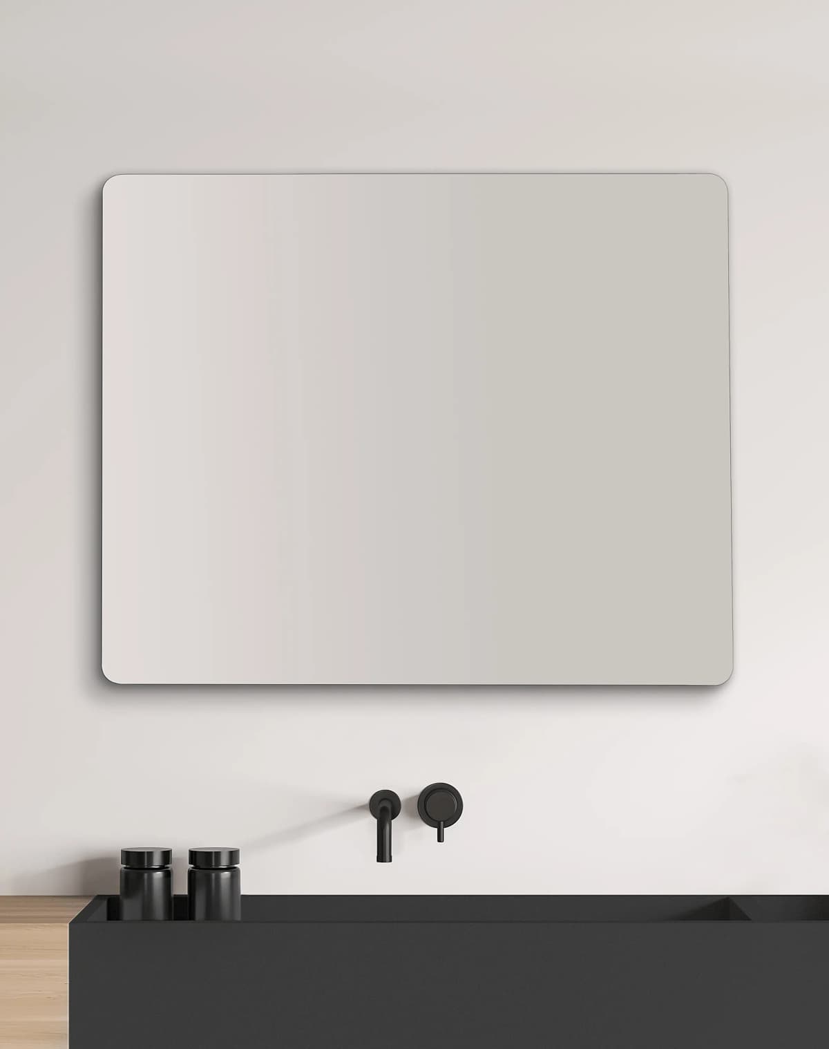 Espejo rectangular B-955 con esquinas redondas