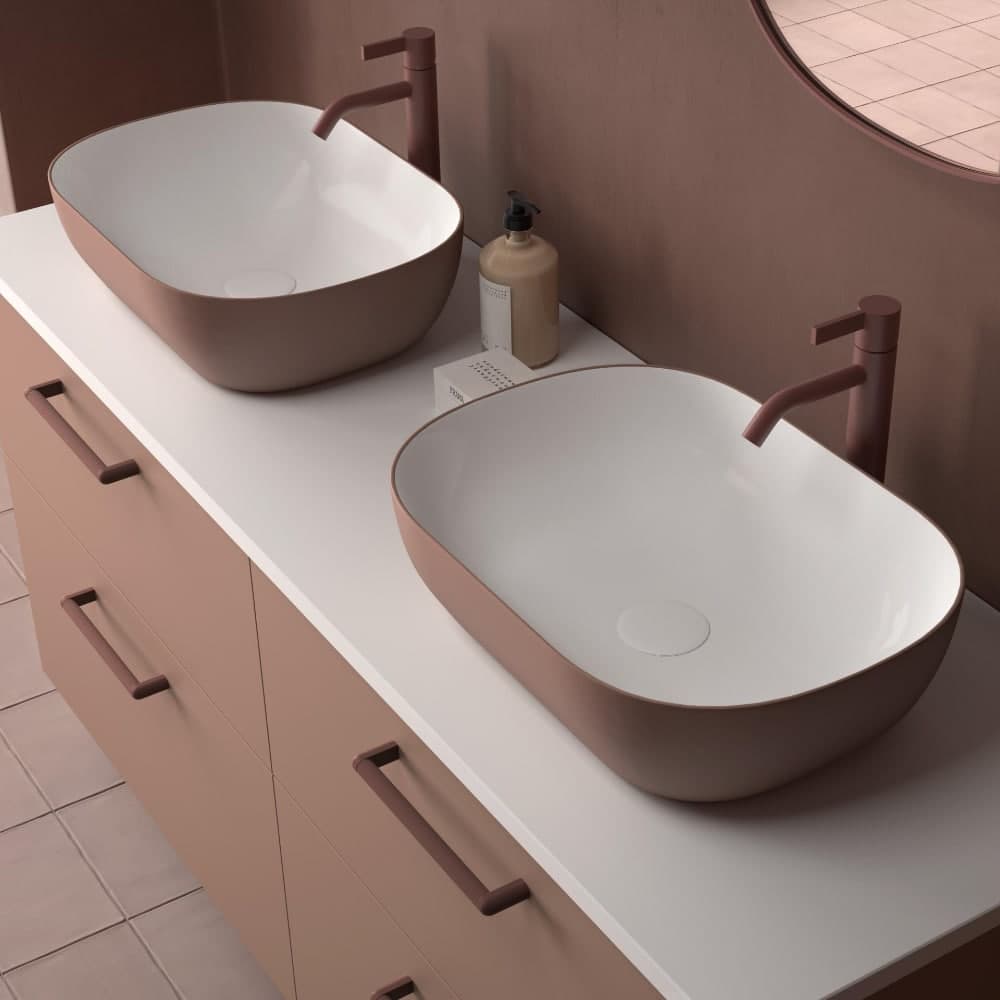 Mueble baño suspendido Carmen TOP 2 Cajones de Avila dos 60-70-80-90-100-120-140