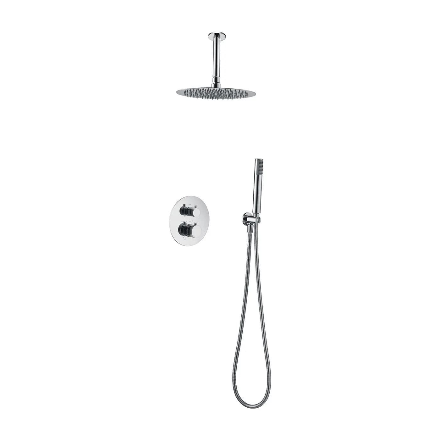 Termostato ducha empotrado techo TOP cromo / GTQ038