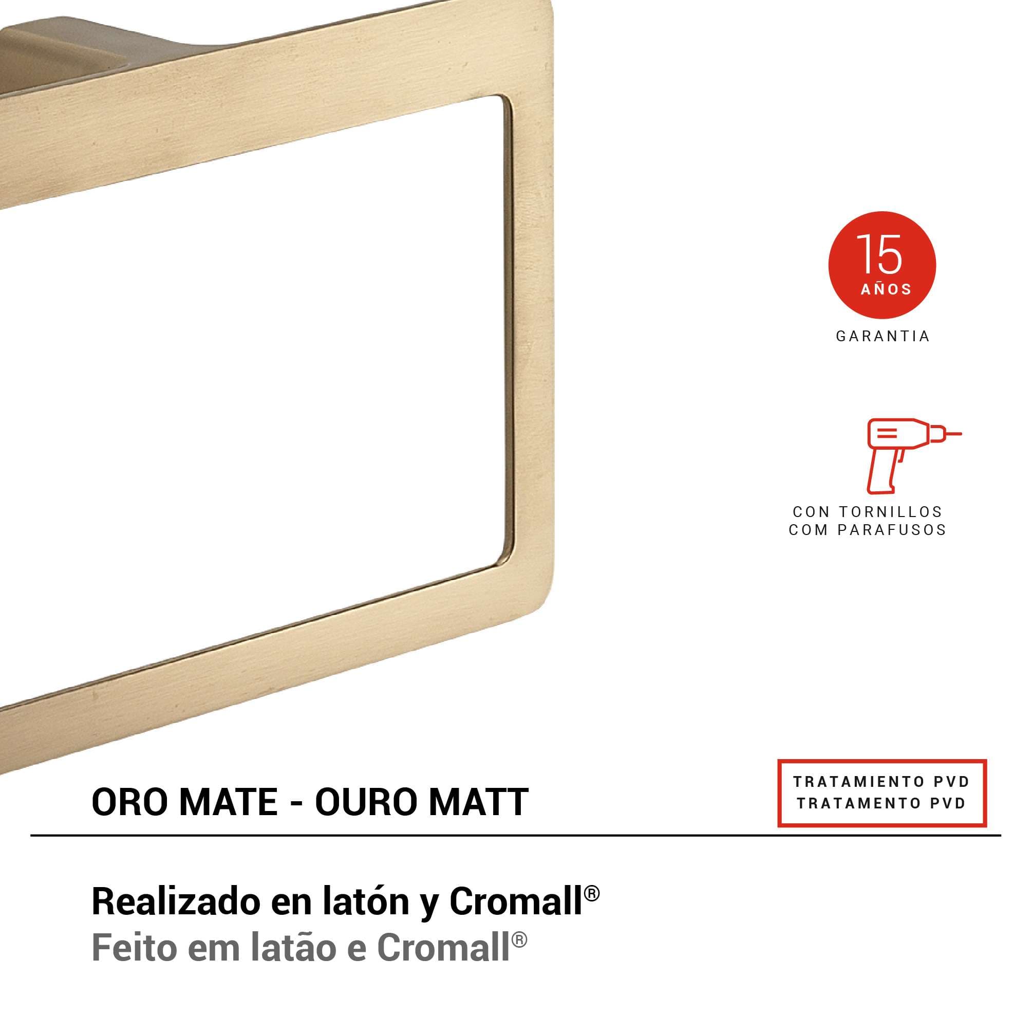 toallero argolla pirenei oro mate