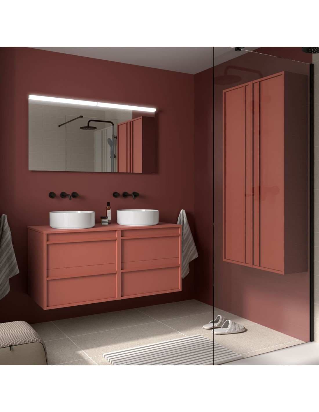Mueble baño suspendido ATTILA de Salgar 120 TOP