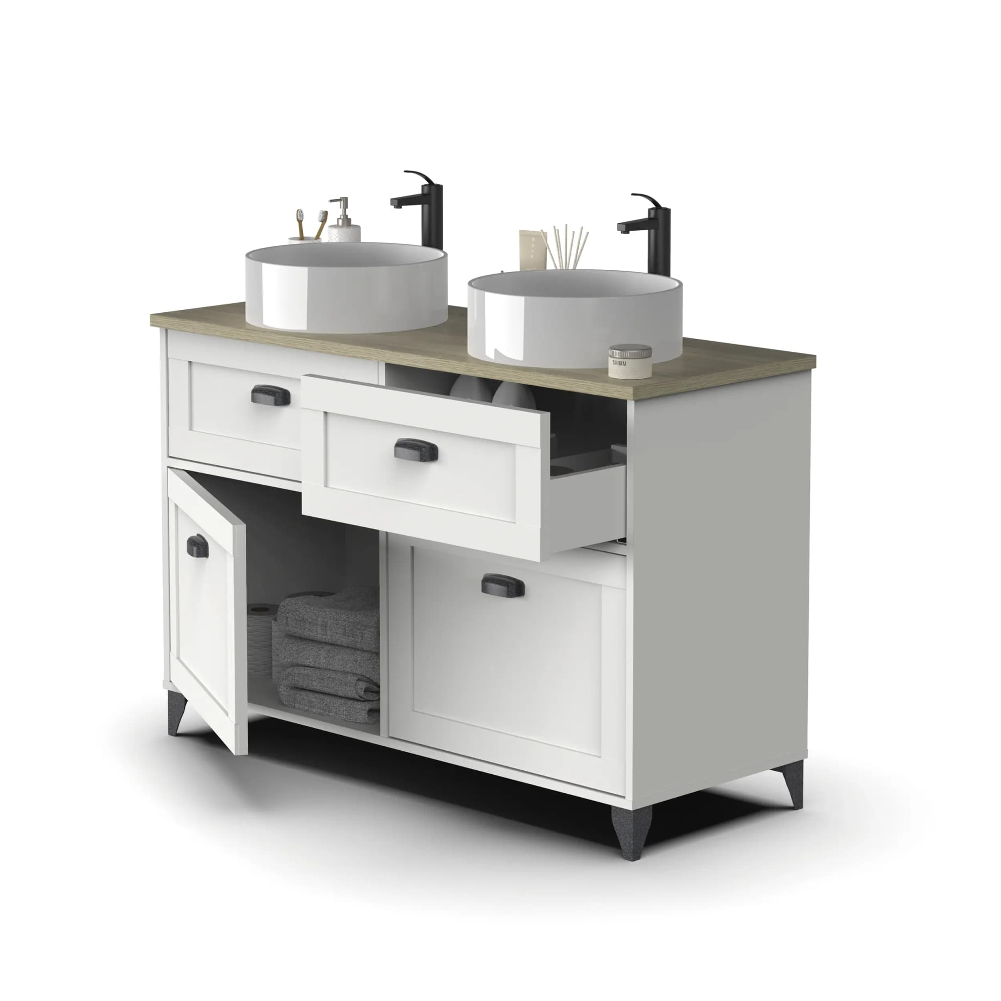 Mueble de lavabo Toscana 120 en KIT